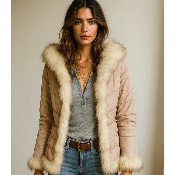 Lane Jackets & Blazers - Penny Lane Fur Lined Puffer Coat Y2K Bratz Small